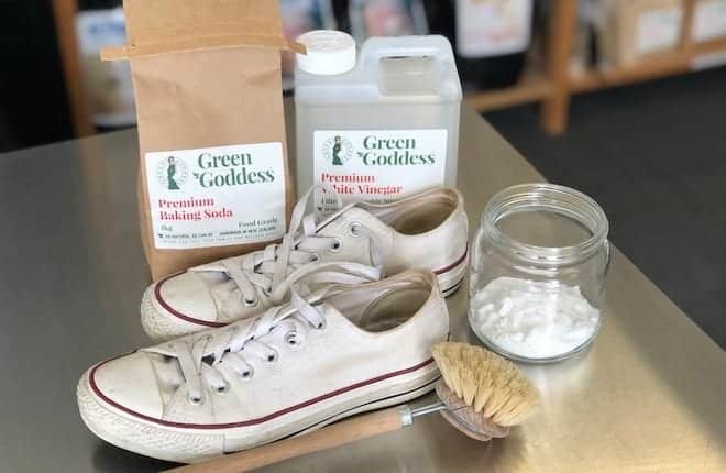 DIY Shoe Whitener - Green Goddess